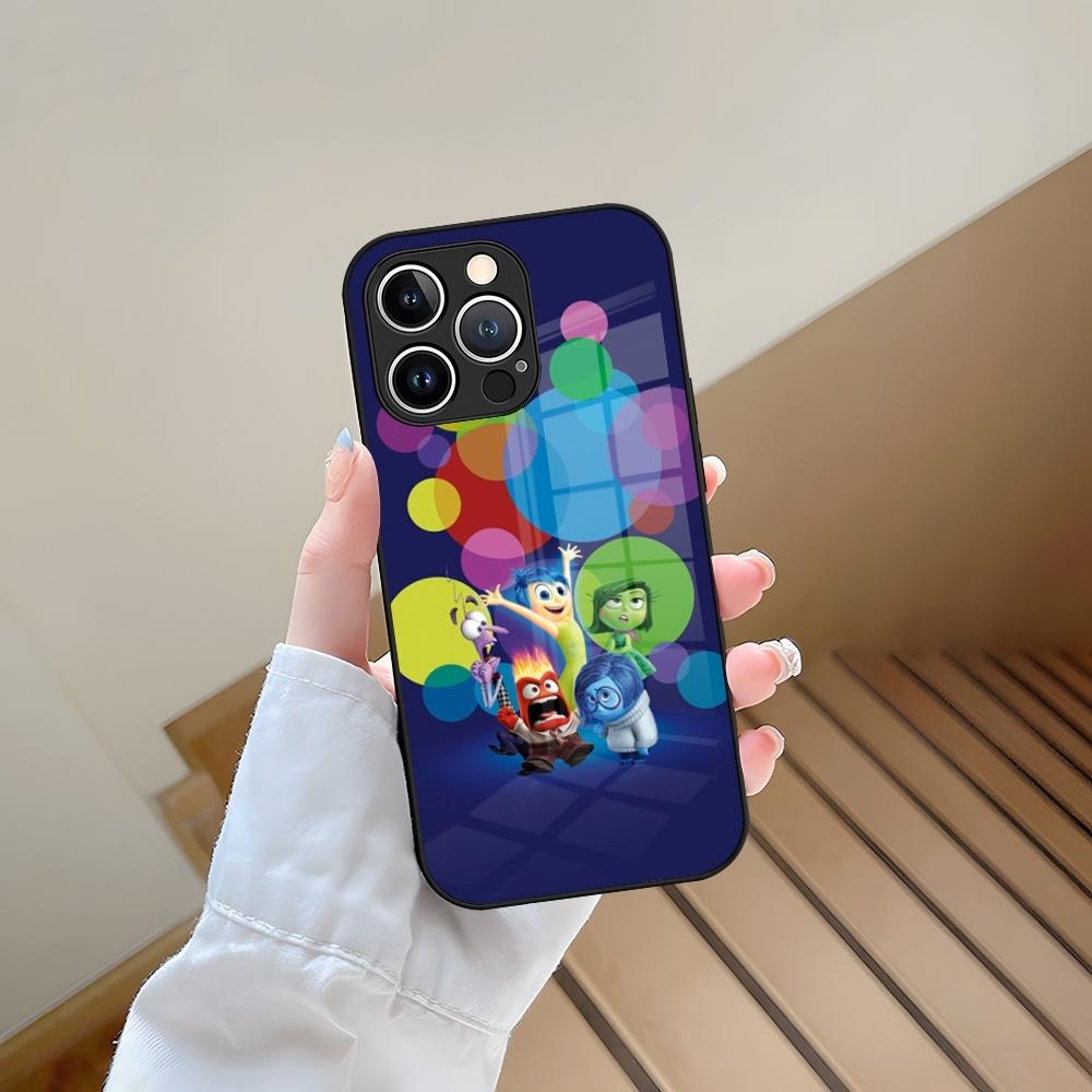 Inside Out Phone Case Tempered Glass For IPhone 13 17 15 16 14 12 11 Pro Max Plus Mini XR XS SE2020 Coque