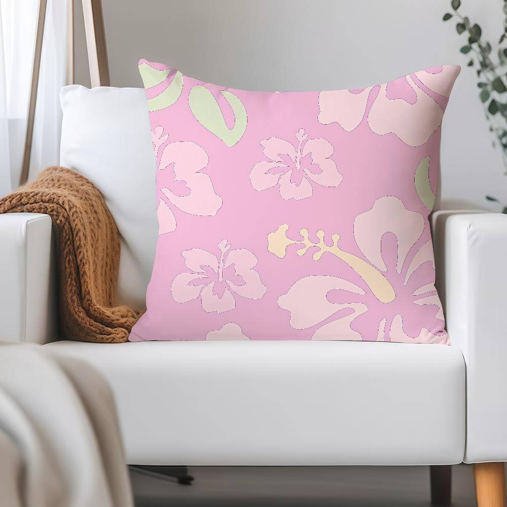 Fashion Print A-ALBA ROSA Pillow Case Applicable Space For Guest Rooms Interiors Cars Office House Decoration