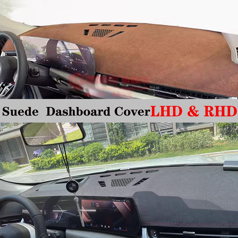 For BMW U10 U11 X1 IX1 IX2 X2 2024 Car Accessories Suede Dashboard Cover Trument Panel Dash Mat Dashmat Protective Pad