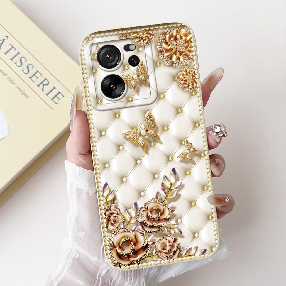 For Xiaomi 13T Pro Case 13T Silicone Cute Cartoon Cat Fashion Luxury Funny Shockproof Back Cover For Xiaomi 13T Phone Case Funda