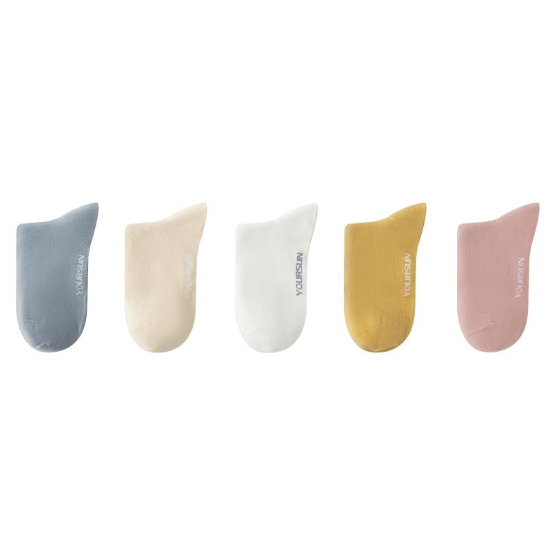 Yiershuang Women s Xinjiang Cotton Mid-Calf Socks 5-Pack