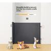 Retractable Pet Gate Screen Door-Stair Gates For Dog Cat Portable Dog Gates With Reinforced Strip Design To Prevent Crawling