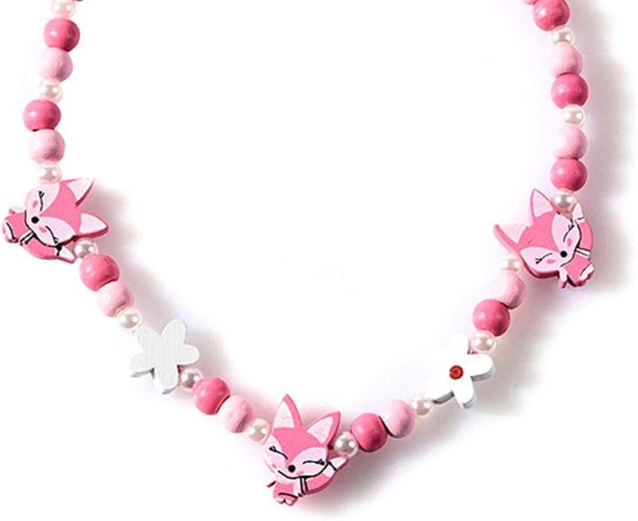 Cute Beaded Necklace Bracelet Set Lightweight And Sturdy For Girls Pendant Beaded Necklace Beads