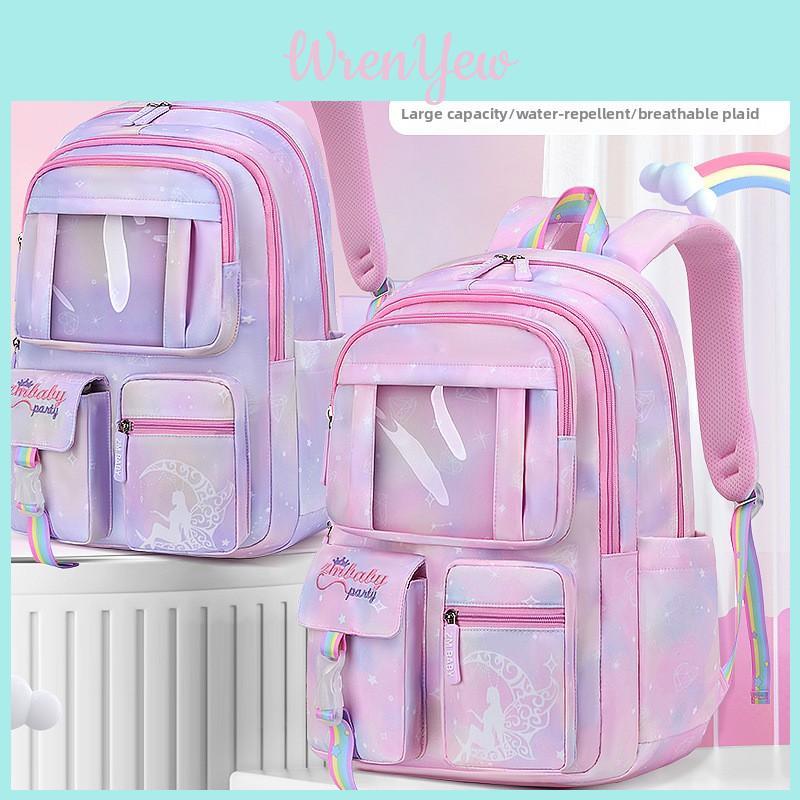 Kids School Backpack With Nylon Material And Breathable Waterproof Design