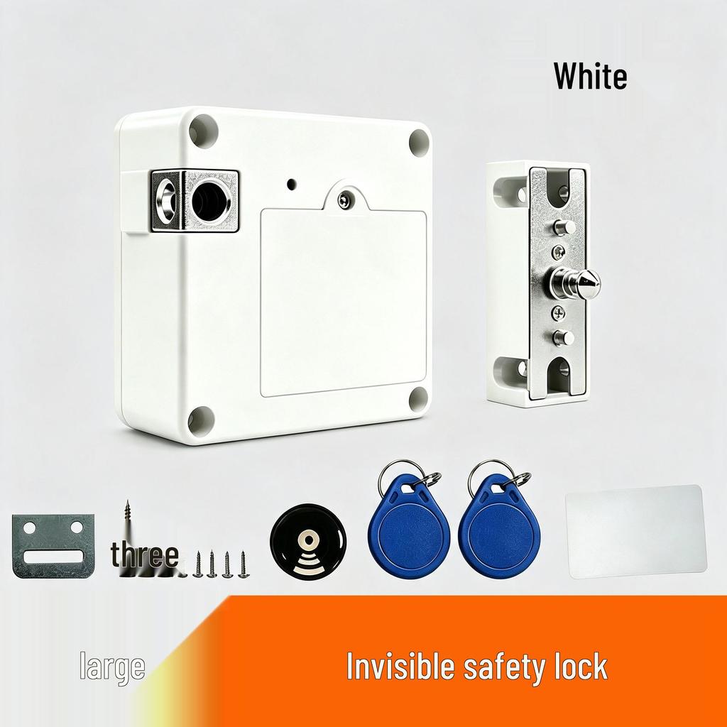 NFC Smart Invisible Electronic Drawer Lock with Card Swipe