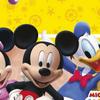 Birthday Tablecloth - Disney - Mickey - 120 X 180 Cm - Plastic - Multicolored
