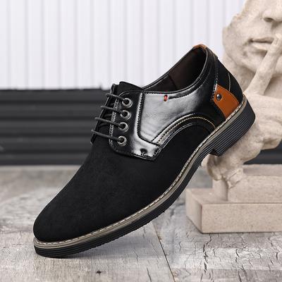 2025 New Men Business Casual Shoes Luxury Suede Leather Shoes for Men Italian Oxford Shoe Comfortable Soft Sole Men Dress Shoes