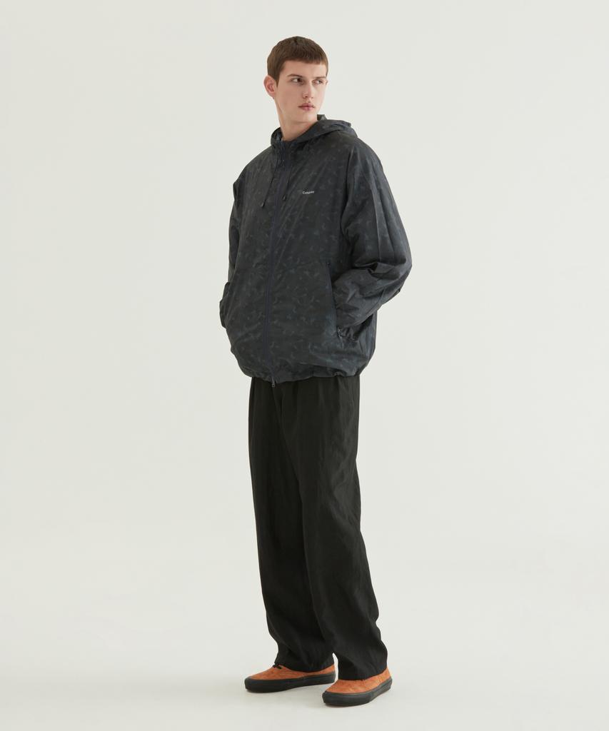 COVERNAT Semi-Wide Fluid Easy Pants Charcoal