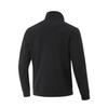 Li-Ning Fitness Series Stand Collar Zipper Warm Solid Color Cardigan Long Sleeve Sweatshirt Men Sweatshirt Black AWDU563-1