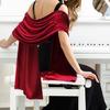 Fashion Soft Plush Shawl Autumn Winter Shawl Outdoor Thicken Warm Shawl for Work Travel Or Leisures