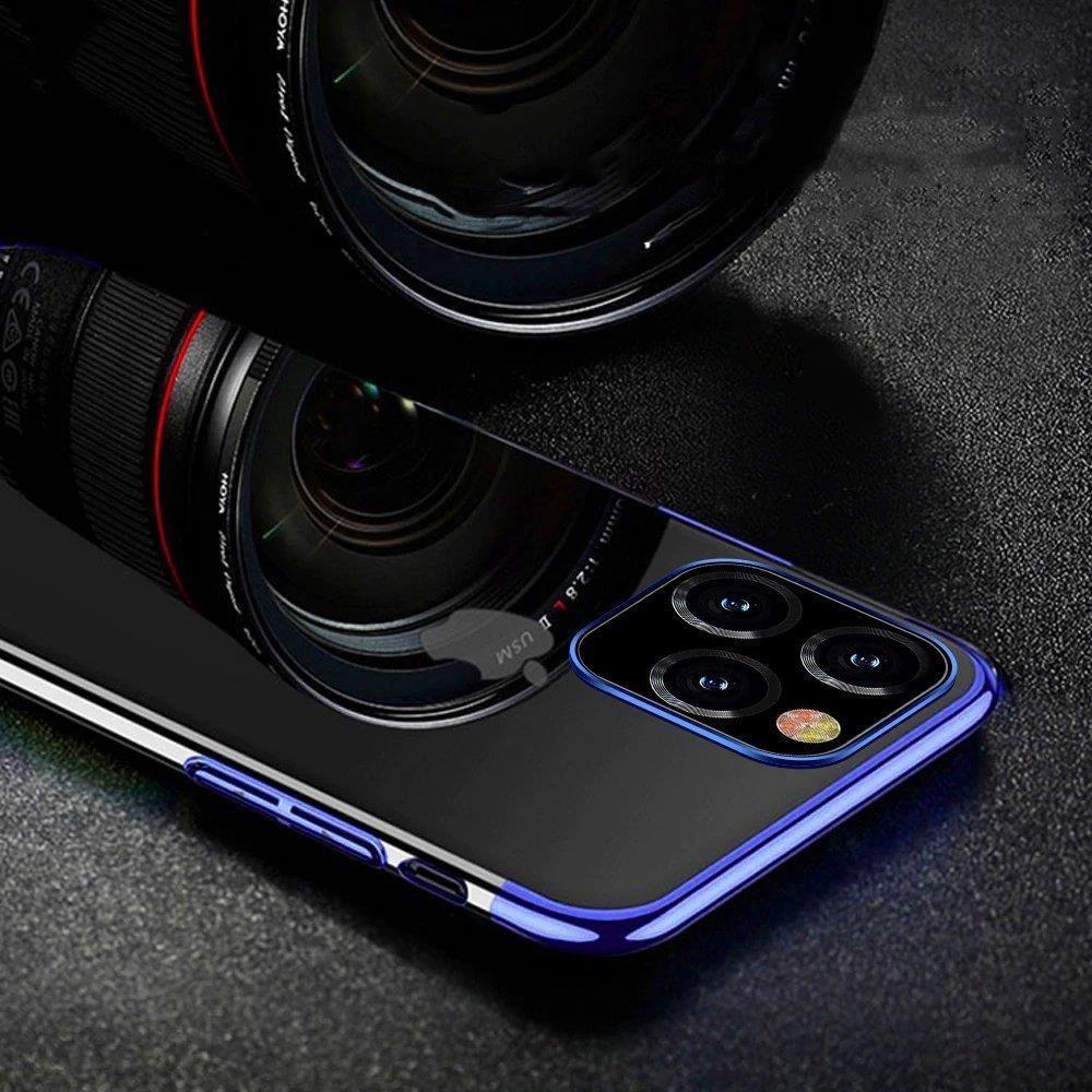 Clear Color Case Gel Cover Case With Metallic Frame Xiaomi Redmi Note 11 Pro+ 5G / 11 Pro 5G / 11 Pro Red