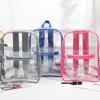 Waterproof Transparent PVC Large-Capacity Student School Backpack