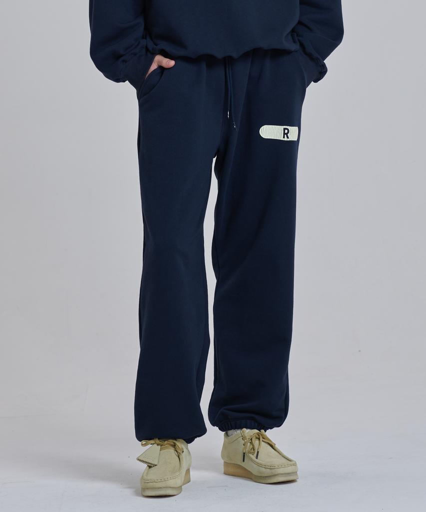 RAW LAB R Crack Logo Sweatpants (Navy)