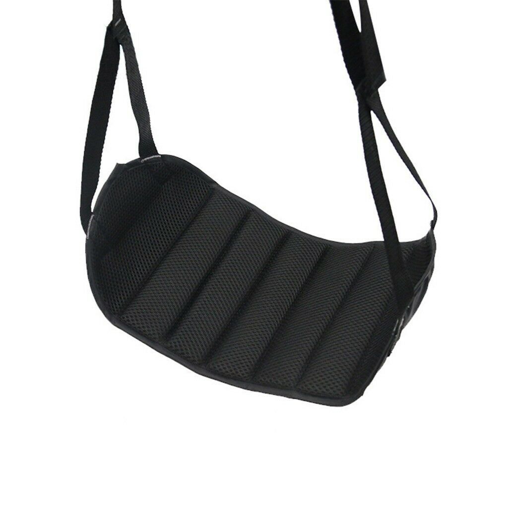 

1 шт., подставка для ног для самолета, офисный подвесной регулируемый простой гамак для ног, аксессуары, стол, табурет для ног, автомобильный дорожный коврик для ног чёрный