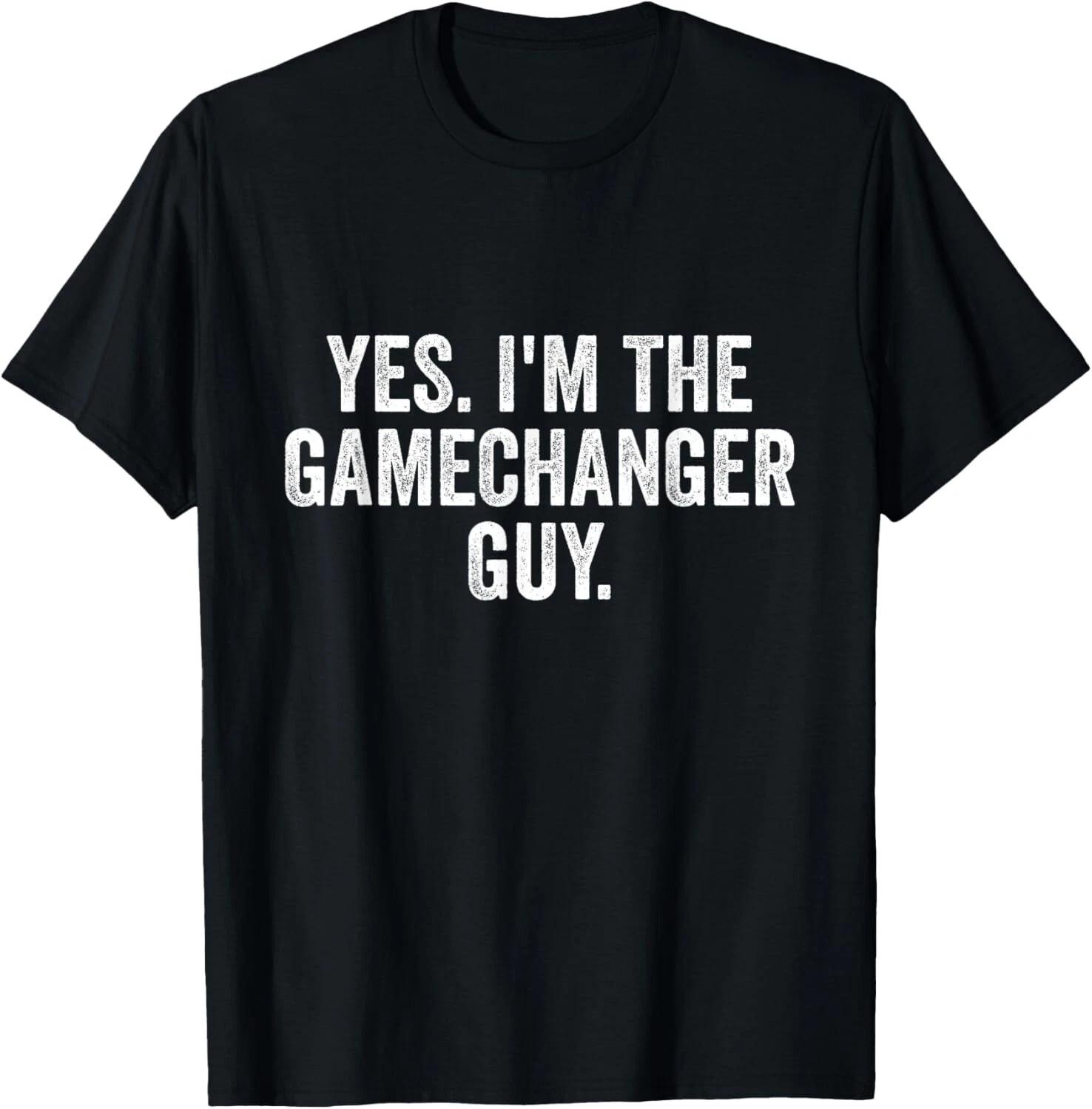 

Yes I m The Gamechanger Guy Funny Baseball T- Shirt L