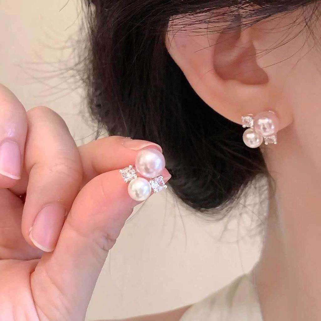 Koreanischer Stil Nicht-Piercing Ohrclip mit langem Quaste, Perlmutt Schmetterlings Design für Damen - High-End, Coole Mode.