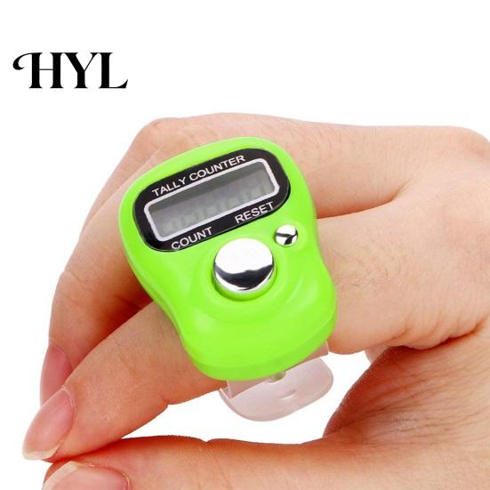 Mechanically Jumping Counter LED Finger Ring Compact Quick Response Adjustable Handheld Circle Easy Simple Operation Home Supply Resettable
