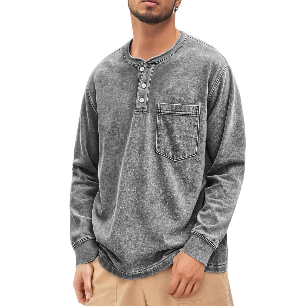 Men's  Trend  Loose  Round Neck  Hoodie  Long Sleeves  Leisure