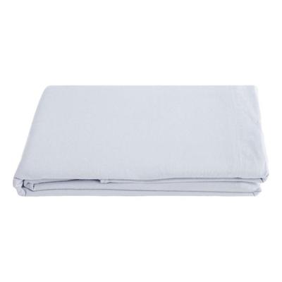 Drap Plat Palace Pur Coton Teint Lavé, 63 Fils/cm² Vent Du Sud - 270x290 - Palace Neige