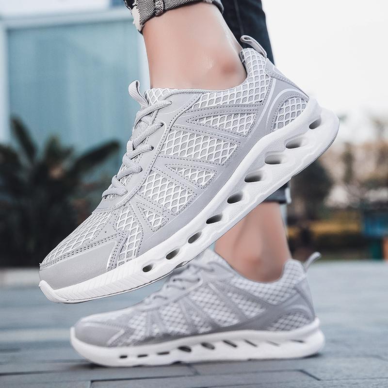 Neue Sportschuhe Mesh Atmungsaktiv Leichtgewicht Plateau Herrenschuhe Mode Outdoor Herren Laufschuhe