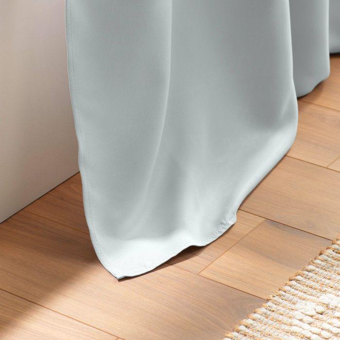 Rideau occultant - occult - neige - 140x240 cm - 100% polyester - isolation acoustique et thermique
