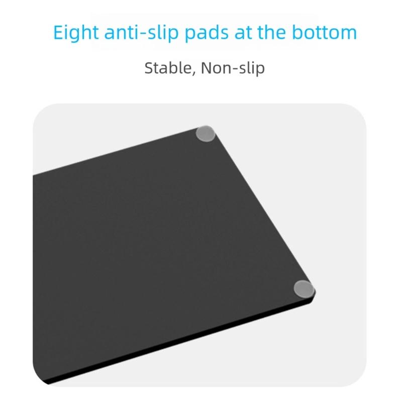 Acrylic Gaming Stand Holder For Remote Player Devices Secure Double Slot Base Compatibility With Tablets And Keypanel