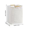 Waterproof Laundry Basket Cotton Linen Dirty Clothes Baskets Organizer Foldable Sundries Storage Bag Foldabling Laundry Basket