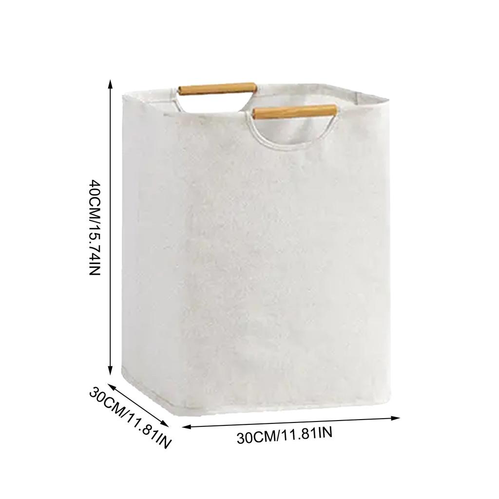 Waterproof Laundry Basket Cotton Linen Dirty Clothes Baskets Organizer Foldable Sundries Storage Bag Foldabling Laundry Basket