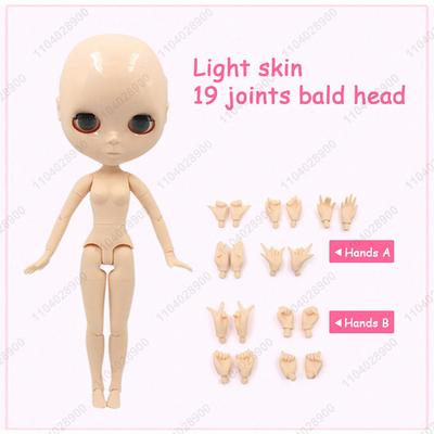 Poupée Blyth ICY DBS 19 Articulations Corps 1/6 30CM Corps de Poupée BJD Sans Perruque Tête Chauve Sans Maquillage Maquillage DIY Pratique Poupée Costume Cadeau