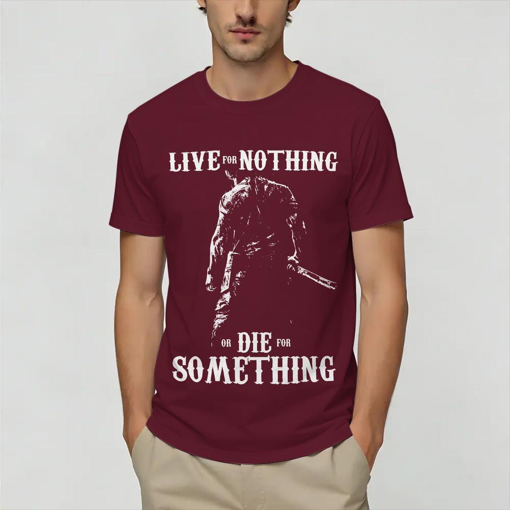 Vintage TShirt Beach John Rambos Popular TShirts Pure Cotton Tee Shirt for Unisex Awesome Design Short Sleeve Top Tees