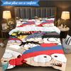 South Friends Adventure 3pcs K-pop music group Bedding set,Ideal for Bedroom, Dormitory,Including Duvet Cover And 2pcs Pillowcases,Fan gifts