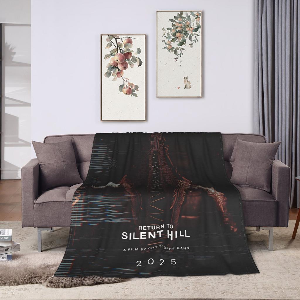 Return to Silent Hill Super Soft Blanket Movie Travel Plush Throw Blanket Fashion Living Room Flannel Bedspread Sofa Bed Cover