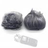 QHRICE Outdoor Fur Windshield Muff for Microphone 2 Pack Wind Screen for Zoom H5 H6 Artificial Fur Cover