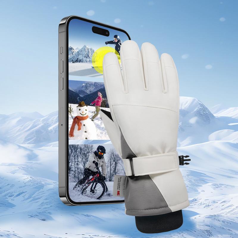 Gloves Skiing Warm Men's Cycling In Autumn and Winter  Touch Screen  Snowproof