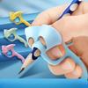 Pencil Gripper 4pcs Children Writing Pencil Pan Holder Kids Learning Practise Silicone Pen Aid Grip Posture Correction Device