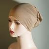 Pilling-Free, Non-Fading Multi-Color Tube Hat & Solid Pure Cotton Headscarf - Women's Elastic & Breathable