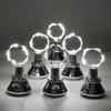 6Pcs Solar Bottle Lights Outdoor Waterproof Wine Bottle Lights 2M 20 LED Copper Wire Fairy String Lights Auto On/Off for Wedding Christmas Party