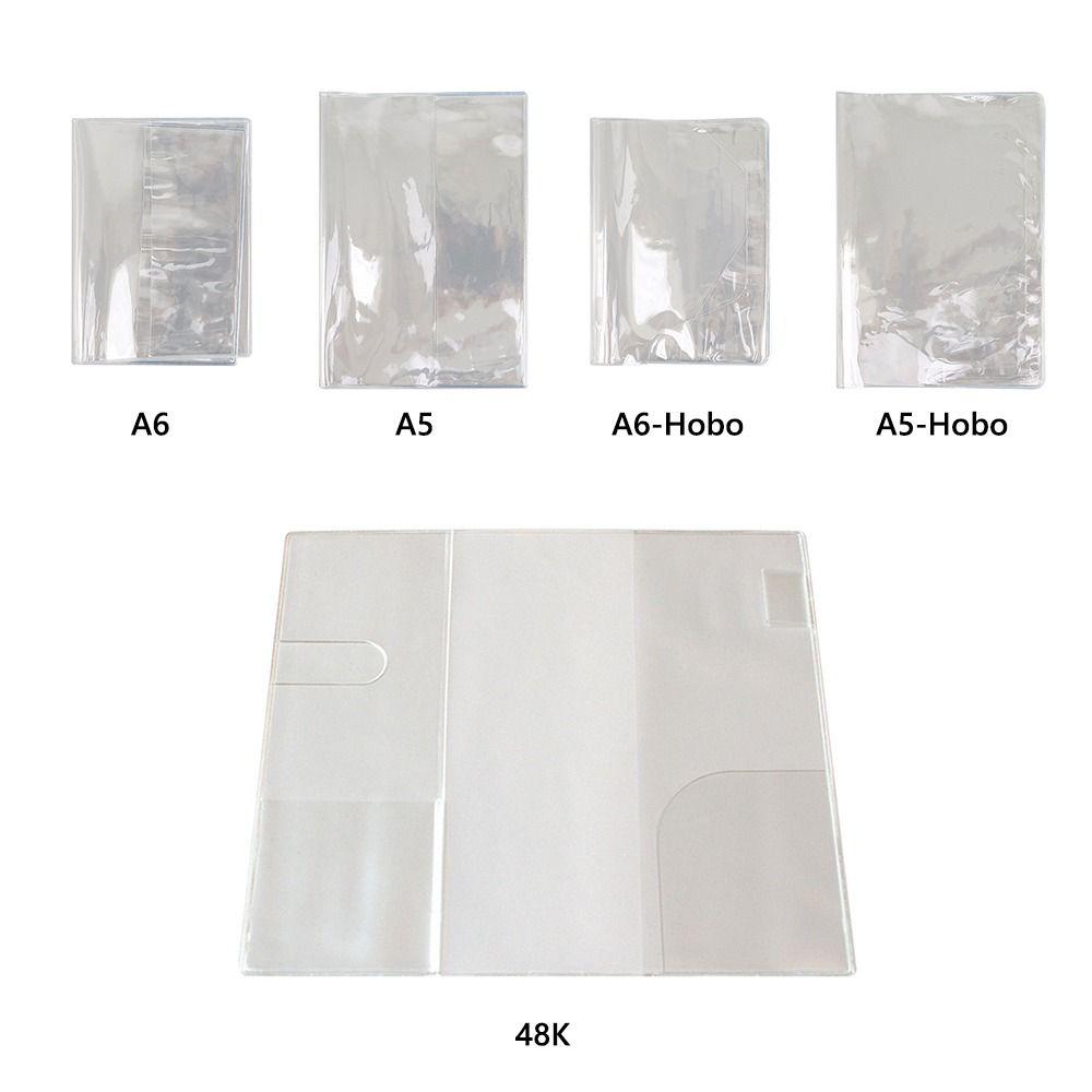 Transparent Notebook Protective Sleeve A5/A6 Scrapbooking Cover  Agenda Planner
