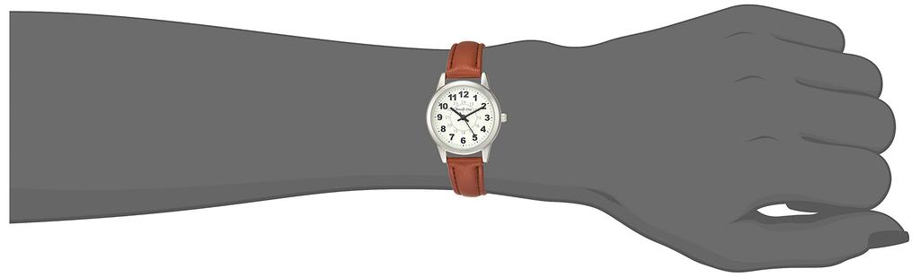 [Arias] Analog Amalfidia Waterproof Leather Strap White Dial WW20027A-164 Women's Brown