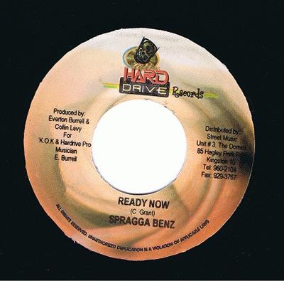 7inch Record SPRAGGA BENZ / HOLLOW POINT - Ready Now / Shake It Baby NONE Hard Drive Reco 2004 Jamaica Reggae, Ska & Dub Used