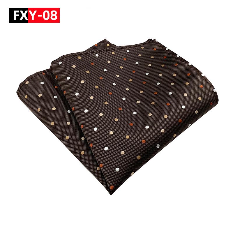 Men's Polka Dot Pocket Square Handkerchief - Stylish Suit Accessory