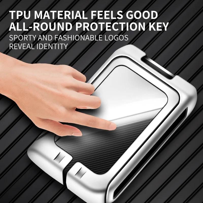 Zinc Alloy Car Remote Key Case Cover for Lynk&Co 01Phev 0105 Protection Keychain Keyless Set Bag Shell Interior Accessories