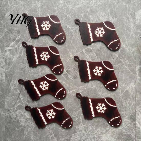 Layered Wooden Christmas Landscape 7Pcs Silhouette Lights with Warm Backlight, LED Reindeer 3D for Home Santa Sleigh Wall Decoration, Seasonal