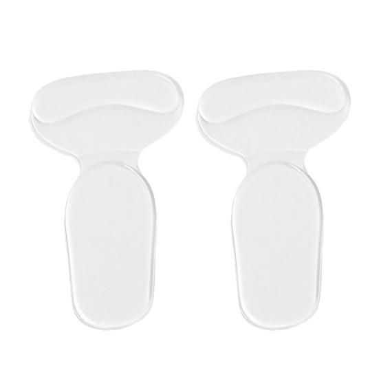 1/2/3/4 Pairs Transparent Shoes Heel Pads Anti-Slip Heel Liner Protectors Cushion Too Big Loose Shoes Heel Inserts Filler Blister Prevention Pain