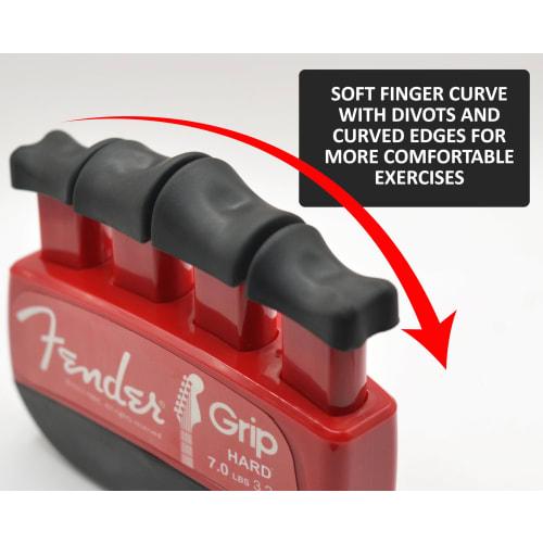 Fender Drip Hand and Finger Exerciser (Hard - 7 lbs / 3.2 kg) ? The best ergonomic finger strengthener to improve playing on all stringed instruments