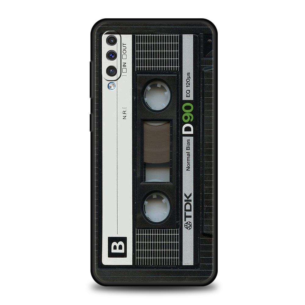 Vintage Cassette Tape Phone Case For Samsung Galaxy A56 A36 A26 A34 A17 A16 A06 A14 A12 A54 A72 A24 A22 5G A52 A50 A40 A32 Cover