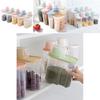 Recipiente Duráveis e Transparentes 4x Dispensador de Cereais para Armazenamento de Alimentos Secos 2.5l