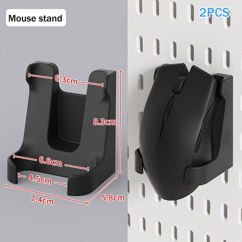 

Mechanical Keyboard Wall Hanger Abs Hook For Pegboard Hook Display Wall Perforated Board Mouse Stand BK2