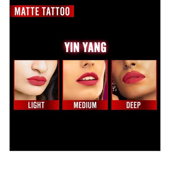 Nykaa Matte Tattoo Liquid Lipstick - Yin Yang
