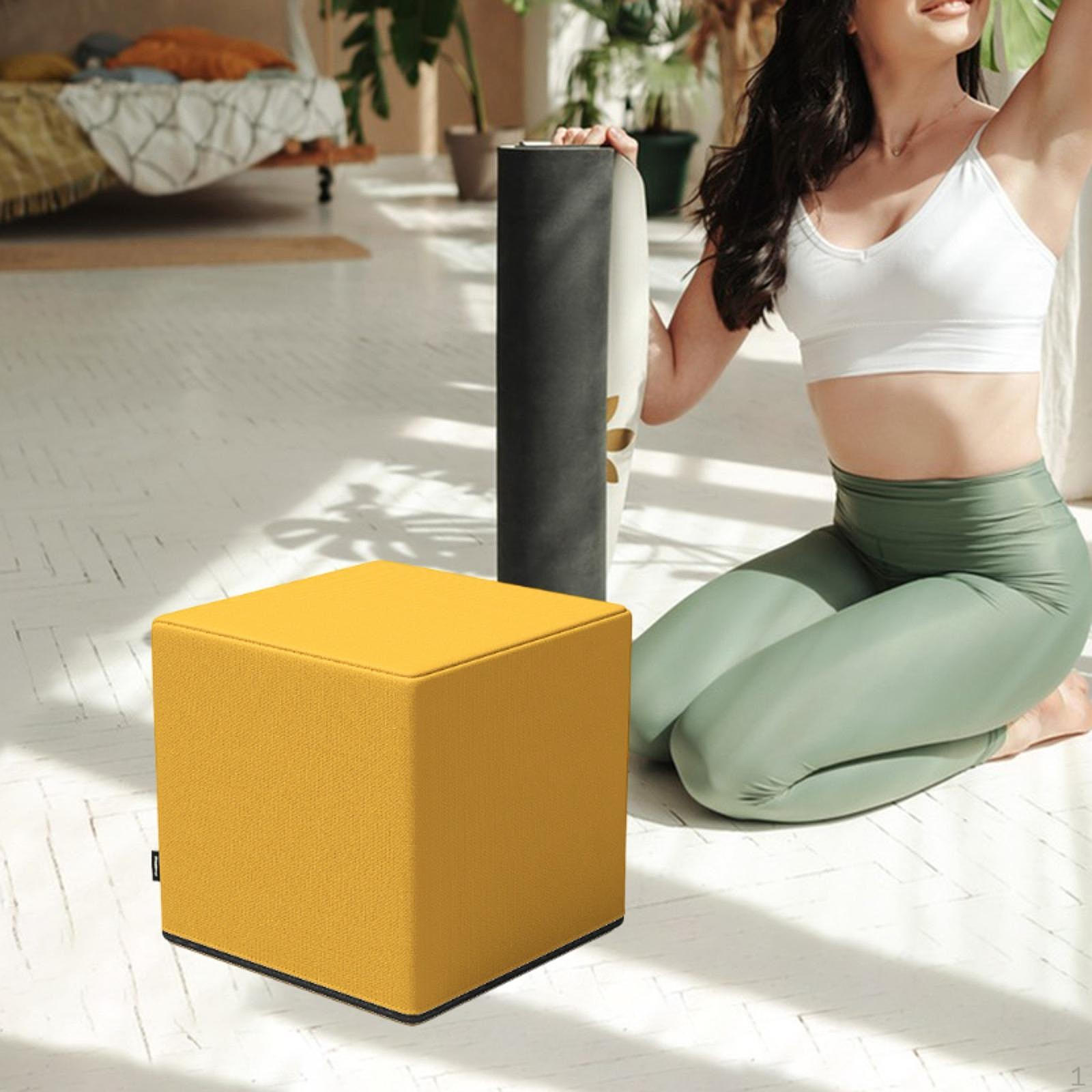 

Оборудование для кирпичных блоков Multifinection Portable Cube Stool для помещений жёлтый